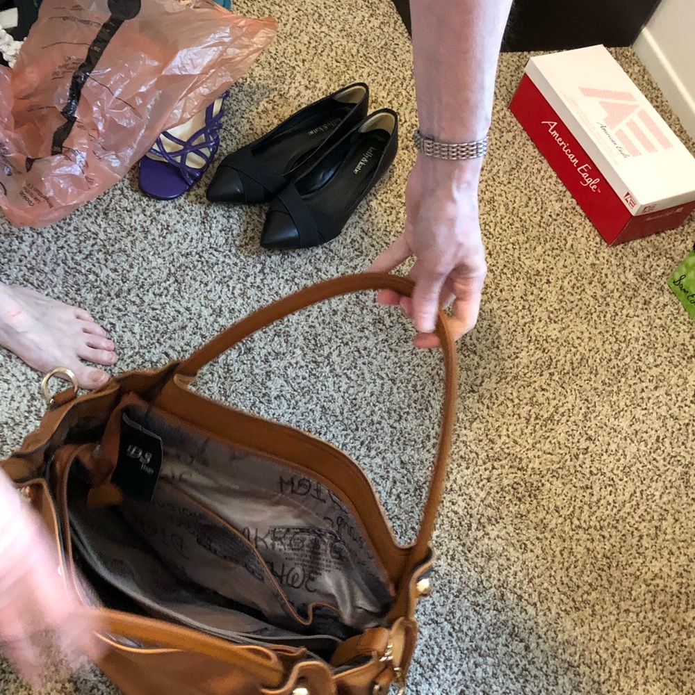 Brown new unused purse